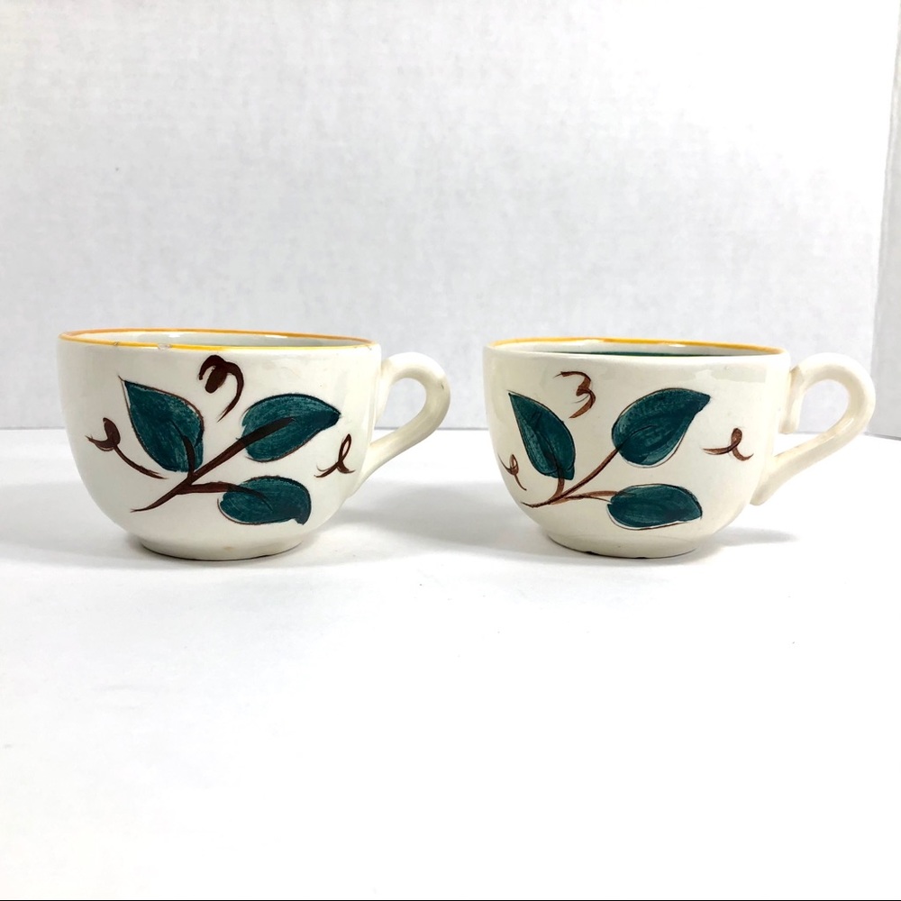 2 Vintage Stangl Pottery Tea Cup FRUIT